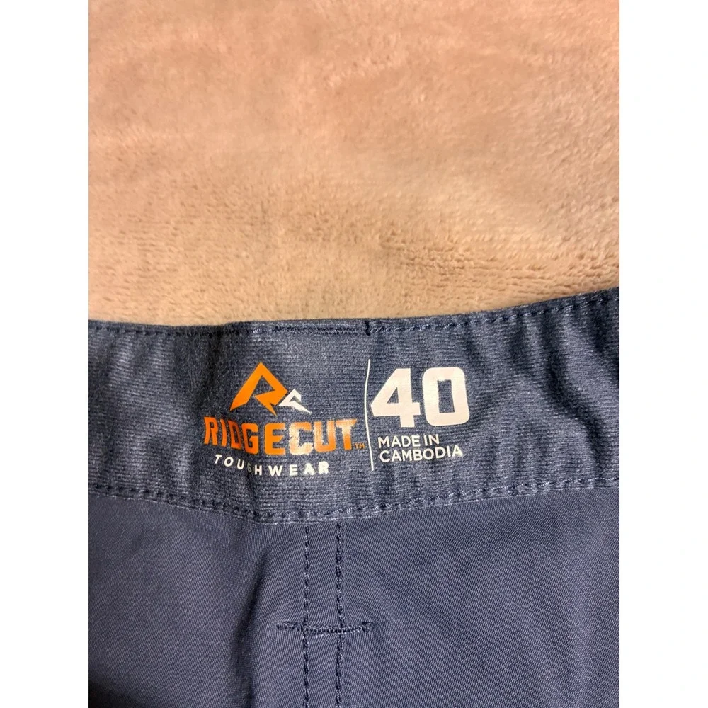 Ridgecut Toughwear Mens Gray Performance Utility Shorts Size 40 Gorpcore Trail